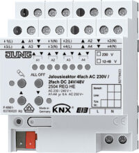 Jung KNX Jalousieaktor Reiheneinbaugerät Gehäuse 4TE 2504 REGHE