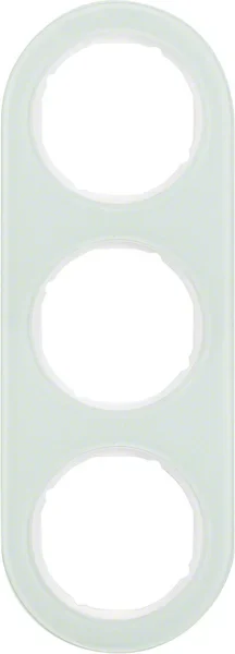 Berker Berker Rahmen Glas/pows 3-fach 10132009