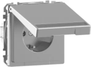 Merten Merten SCHUKO-Steckdose mit Klappdeckel MEG2312-6036