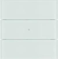 Berker Tastsensor 3-fach Glas polarweiß 75163590