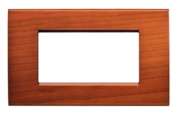 BTicino LNA4804LCA LivingLight Abdeck- rahmen für Kompaktinstallation 4M Kirsche