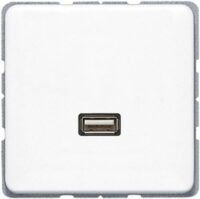 Jung MACD1122WW Einsatz USB alpinweiß