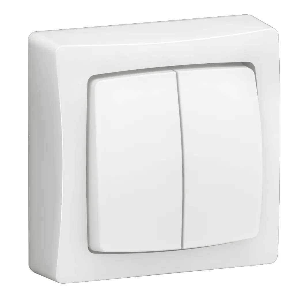 Legrand Legrand 086002L OTEO Serienschalter Komplettgerät für APmontage Weiß