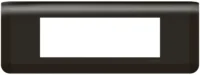 Legrand 079056L Rahmen 6-modulig horizontal Mosaic schwarz