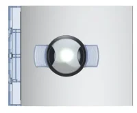 BTicino 352401 Frontblende Kameramodul Night&Day Weitwinkel Allmetal