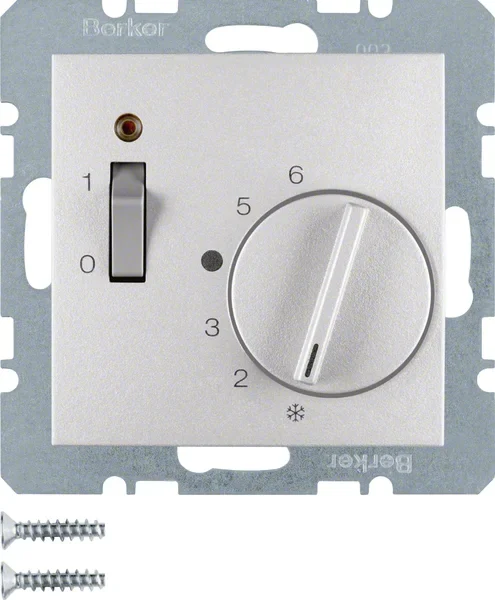Berker Berker Raumtemperaturregler 24 V mit Öffner, Zentrals 20311404