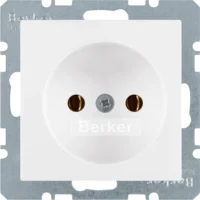 Berker Steckdose ohne Schutzkontakt kt Berker Q.1 polarw 6161036089