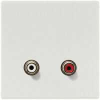 Jung Multimedia-Anschluss lgr Cinch Audio/Tragring MA LS 1021 LG