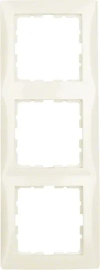 Berker Rahmen 3-fach weiß/gl 10138982