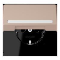 Jung LC1520BFNAKL240 SCHUKO-SteckdoseKI mit Klappdeckel mit S