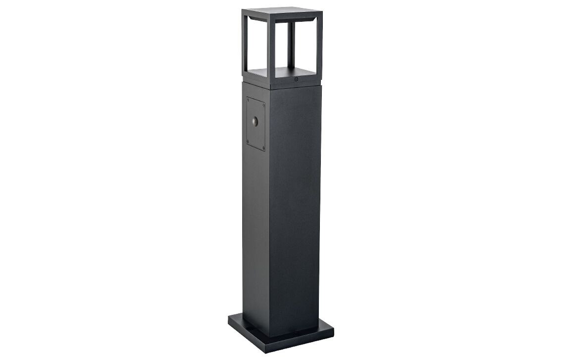 SG Leuchten SG LEUCHTEN LED-Pollerleuchte 9W IP44 schwarz 630067 2700K 270lm Aluminium Kst_tr