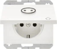 Berker SCHUKO-Steckdose pws mit Klappdeckel 47867109