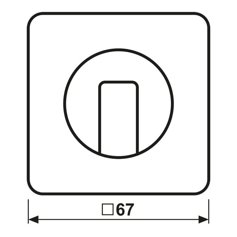 Jung Jung Abdeckung für Drehschalter CD 1541 GB