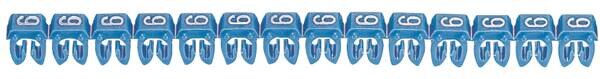 Legrand Legrand 038106 Kennzeichnungssystem CAB3 0,15-0,5qmm Ziffer:6 blau