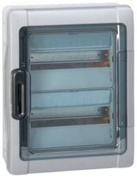 Legrand 601982 Aufputz Feuchtraumverteiler Plexo³ IP65 IK09 2-reihig 24Module