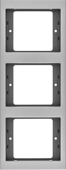 Berker Berker Rahmen aluminium 3-fach senkrecht 13337003