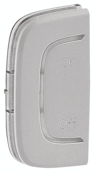 Legrand Legrand 755560 Wippe 1M Links ON-OFF Valena Allure Aluminium