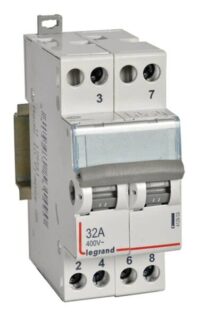 Legrand 412903 CX3 Wechselschalter 2We mit Mittelstellung 32A AC-22A 2TE