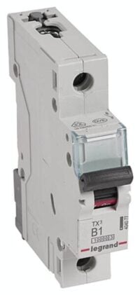 Legrand 404077 TX3 LS-Schalter B 1A 1-polig 10kA 230/400VAC 1TE