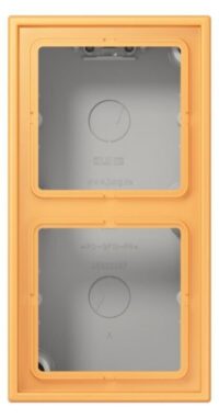 Jung LC 582 A 254 AP-Kappe 2-fach Duroplast lackiert Serie LS ocre jaune clair