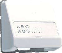 Jung Datenanschlussgehäuse aws Schriftfeld 23x59mm CD 554 WW