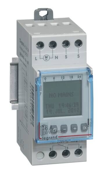 Legrand Legrand 412626 AlphaLux³ D21 230VAC Dämmerungsschalter Wochenuhr+Lichtfänger