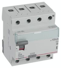 Legrand 411775 TX3 Fi-Schalter 40A 4-polig 100mA Typ A 400VAC 4TE