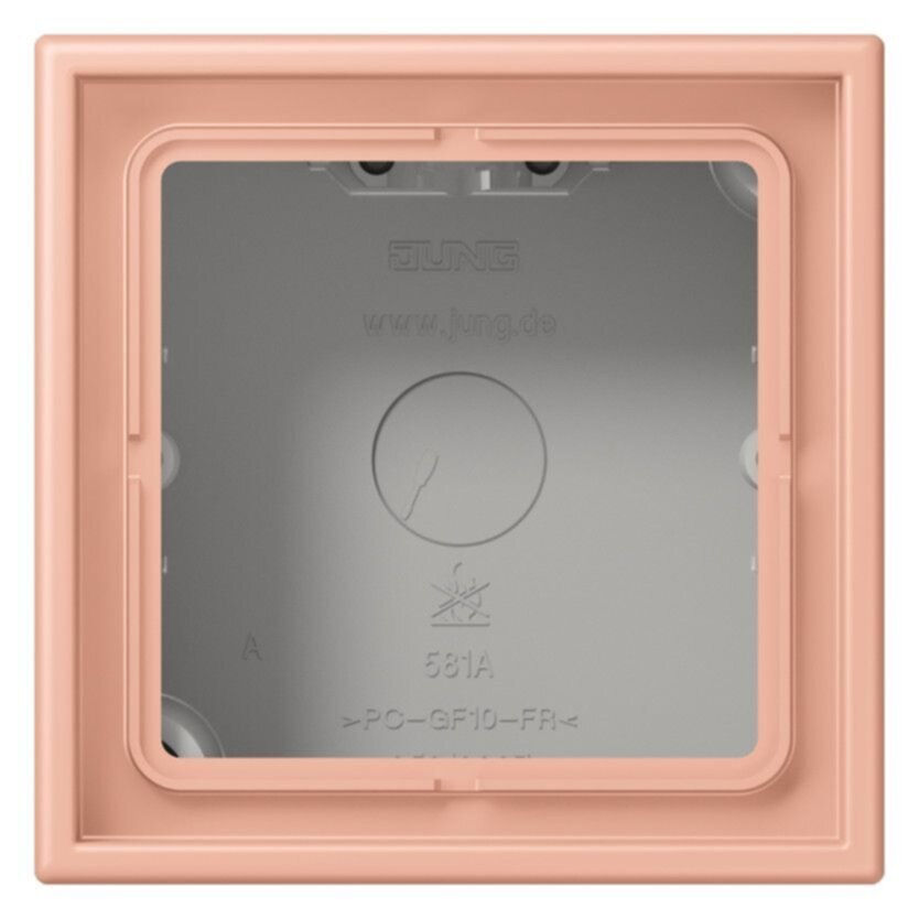 Jung Jung LC 581 A 231 AP-Kappe 1-fach Duroplast lackiert Serie LS rose clair (32102)