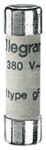 Legrand 012301 Zylindersicherung gG 1A 8,5x31,5 trägflink 400VAC 20kA ohne Kennm.