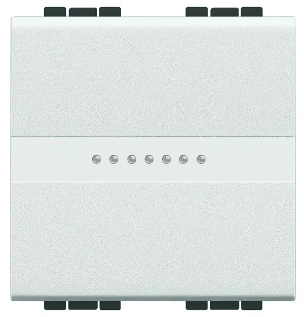 Legrand BTicino N4054M2 Kreuzschalter 1-polig 16A SK 2M Weiß
