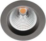 SG LEUCHTEN LED-Einbaustrahler 22W Konverter JUPITER 940341 dimmbar 1LED graphit 3000K