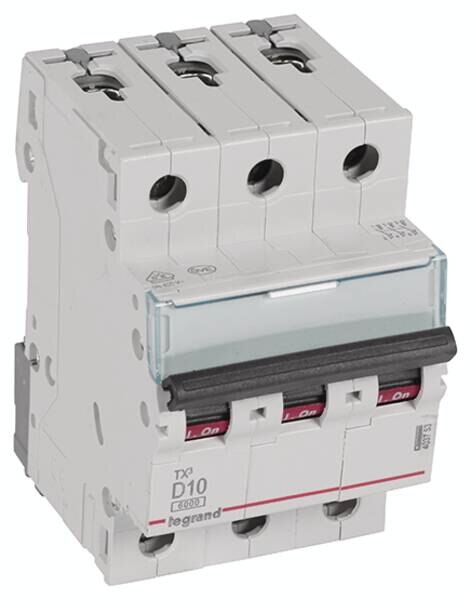 Legrand Legrand 403753 TX3 LS-Schalter D 10A 3-polig 6kA 400VAC 3TE