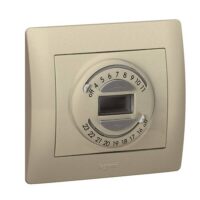 Legrand 775698 Einsatz Rollladenuhr 3-Leiter Galea titanium