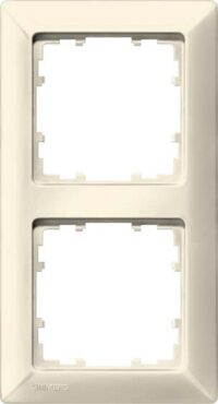 Siemens 5TG2582-0 DELTA line elektroweiß Rahmen 2-fach
