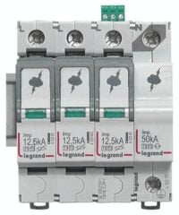 Legrand 412277 Kombiableiter Typ 1+2 3+1 Schaltung für TT/TN-S 230/400V 12,5kA