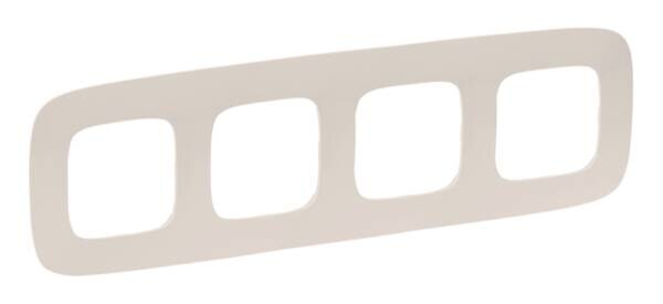 Legrand Legrand 754314 Rahmen 4-fach Valena Allure mandelweiß Thermoplast