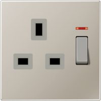 Jung Abschaltbare Steckdose eds 13A 250V 2-pol.u.E ES 3171 KO