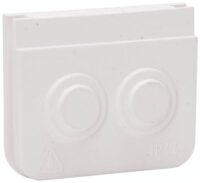 Kopp 321602004 Kabeleinführung AP-FR 2-fach SEBS IP44 Blueelectric arktis