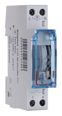 Legrand 412780 MicroRex T11 230V50Hz analog Tageszeitschaltuhr Syn. ohne Gangr.