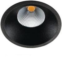 SG LEUCHTEN LED-Einbaustrahler 11W Konverter SOFT 903217 1LED schwarz 2700K weiß 670lm schwarz