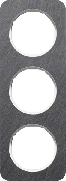 Berker Berker Rahmen 3-fach Schiefer-anthrazit./polws 10132389