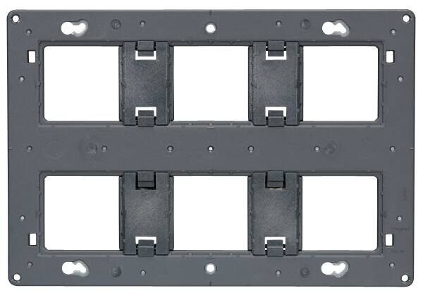 Legrand Legrand 080266 Tragring 2x6 2x8 oder 2x3x2-modulig Mosaic