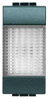 Bticino L4371T Leuchtsignal Farblos für LED-Aggregate Anthrazit