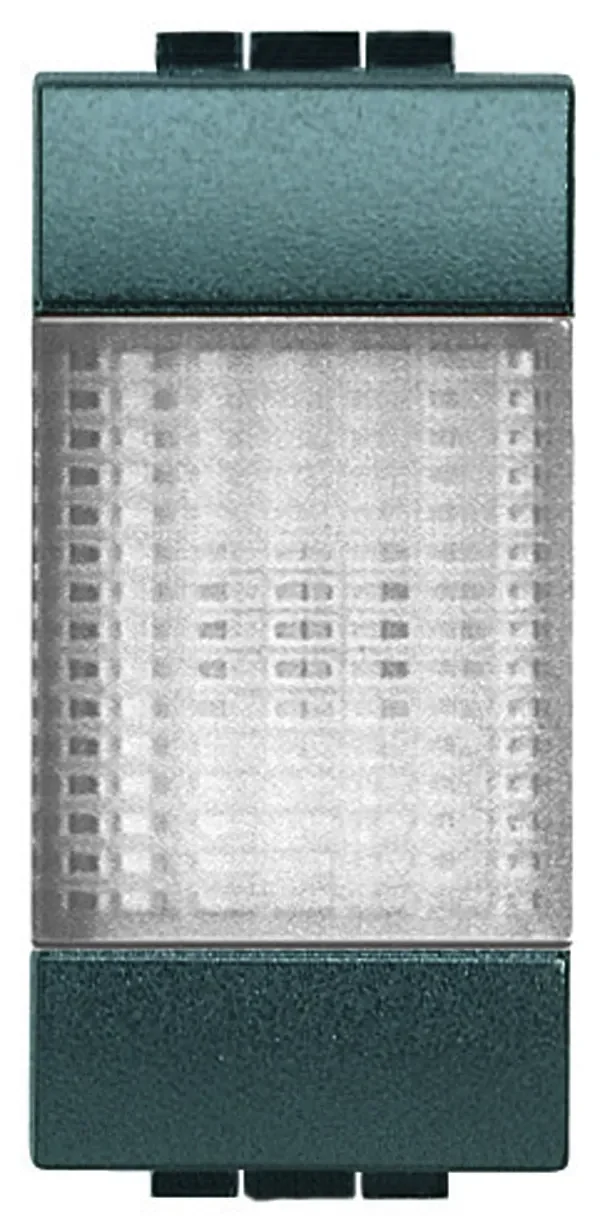 Legrand Bticino L4371T Leuchtsignal Farblos für LED-Aggregate Anthrazit