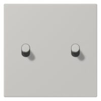 Jung LC12-5R0205 Abdeckung mit Kipphebel "Zylinder" 2 Kipphebel LS 1912 gris clair 3