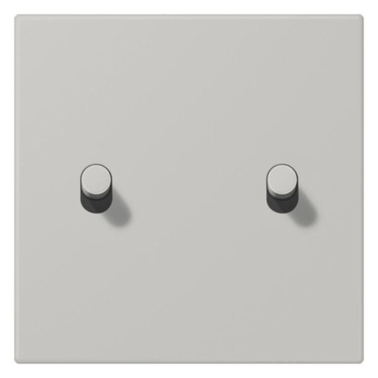Jung Jung LC12-5R0205 Abdeckung mit Kipphebel "Zylinder" 2 Kipphebel LS 1912 gris clair 3