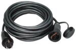 Kopp 140410048 Gummi-Verlängerung 10m H 07 RNf 3G1,5qmm schwarz