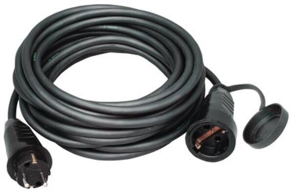 Kopp Kopp 140410048 Gummi-Verlängerung 10m H 07 RNf 3G1,5qmm schwarz