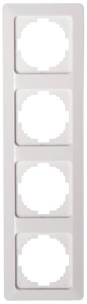 Kopp Kopp 305913063 Abdeckrahmen 4-fach MIL weiß