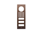 DoorBird D1102V Aufputz Frontblende – Echte Baubronze